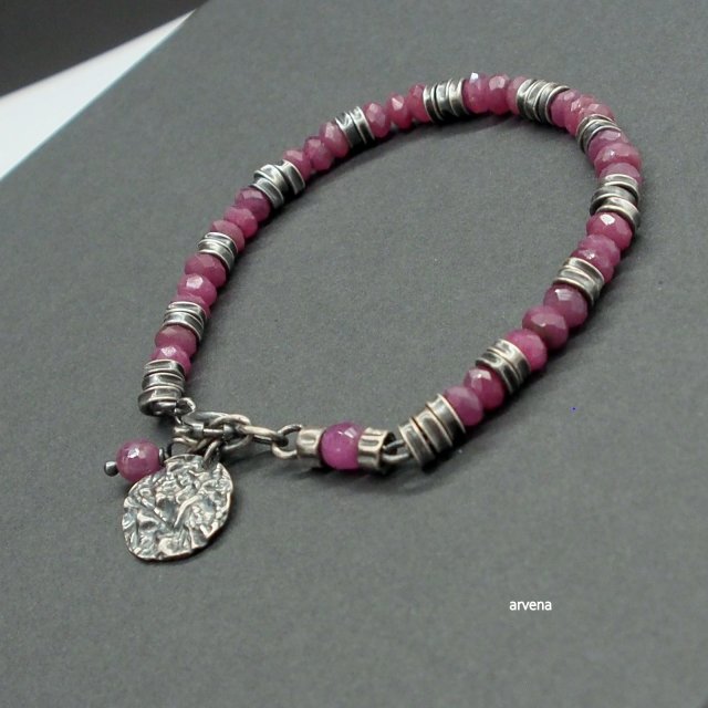 RUBINY - bransoletka 021