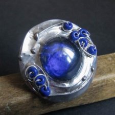 Kobalt - pierścionek
