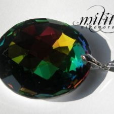 Multikolor :: kryształ, XL, zawieszka