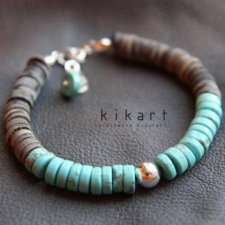 howlit i muszla - bransoletka