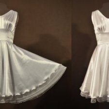 Biały New Look-sukienka jedwabna