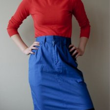 Niebieska ołówkowa