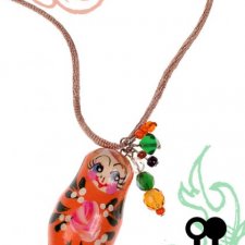 Wisior Matroszka Pomarańczka