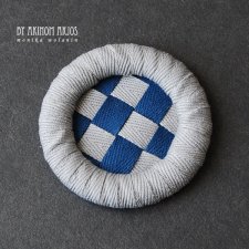 Broszka przypinka do plecaka Szachownica