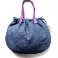 torba - pękacz denim&violet -