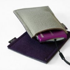 Iphone Etui Violet&Gray