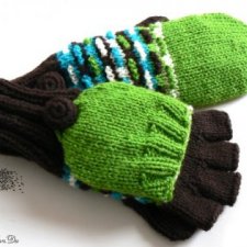 Bezpalczatki z klapką #18