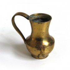 mosiężny mini wazonik