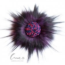 Broszka kwiat filet-multicolor