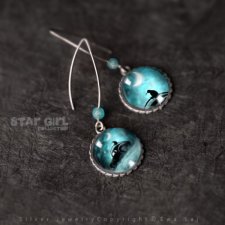 Star Girl, Kiwi i szybka jazda - fish earrings