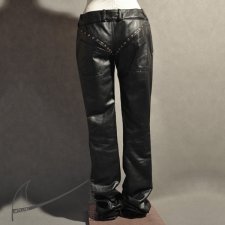 Prohibited X Black-spodnie skórzane
