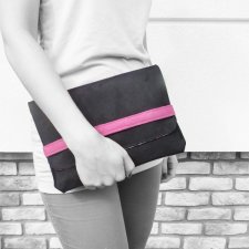 Mini z paskiem_black+pink