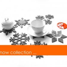 felt snow collection...