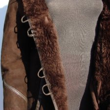 brązowy, naturalny  kożuszek