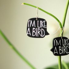 ::kolczyki 3cm - Im like a bird