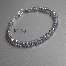 Zgaszony fiolet-bransoletka