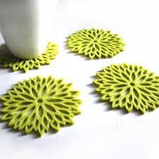 filcowe astry jasne zielone 4szt. (limonka)