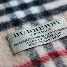 BURBERRY szal kaszmir merino wool