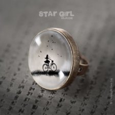 Star Girl Classic Rower - duży pierścień