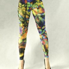 MOSAIC PATTERN LEGGINGS