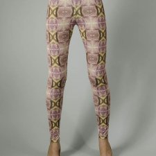 TEMPLE ROSE PATTERN LEGGINGS