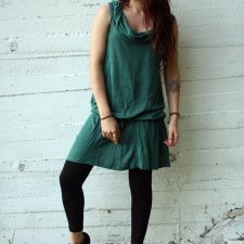 zielona sukieneczka