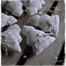 WHITE CHRISTMAS choineczki- cottage home vintage &