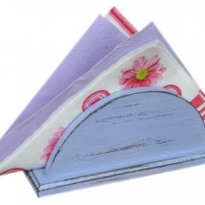 Drewniany serwetnik Bon Appetit