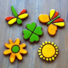 Kolorowe magnesy ceramiczne