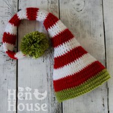 Krasnal Świąteczny - czapka dla dziecka