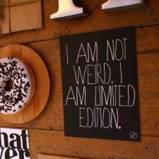 I am not Weird PostCard