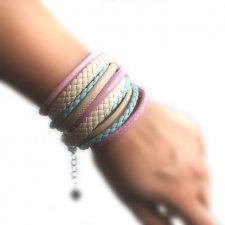 MEGA szeroka bransoletka - pasteLOVA