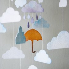 Singin In The Rain / orange umbrella