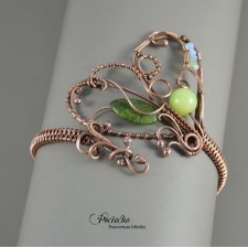 Butterfly bracelet- bransoletka w zieleni
