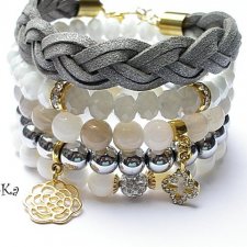 WHITE, GREY AND GOLD SET
