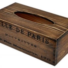 Drewniany chustecznik