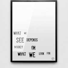What We See 40x50