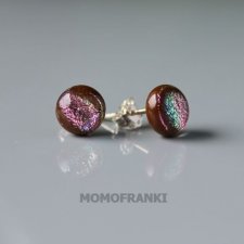 dazzling pink in brown