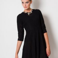 Vintage black lace dress