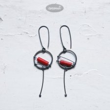 KORAL 2 - srebrne kolczyki