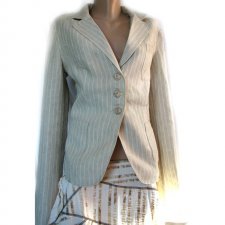 SISLEY żakiet lniany