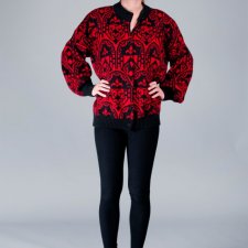 ciepły vintage sweter z lat 80s