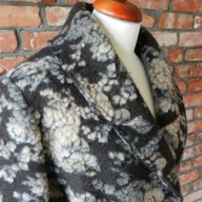 SALE !!! KURTKA Z PARZONEJ WEŁNY 42/44