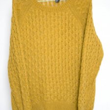 H&M Musztardowy sweterek