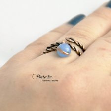 Blue - pierścionek z jadeitem
