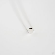 Rhodium Plated Tiny Dot Necklace