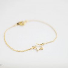 16k Gold Plated Star Bracelet