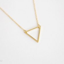 16k Gold Plated Triangle Necklace