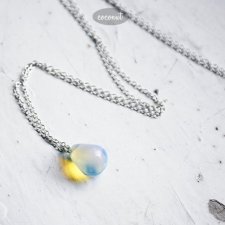 OPAL w srebrze - wisiorek