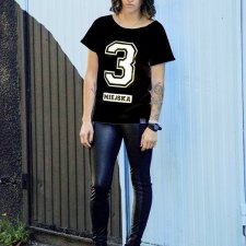 T-shirt oversize czarny - 3MIEJSKA